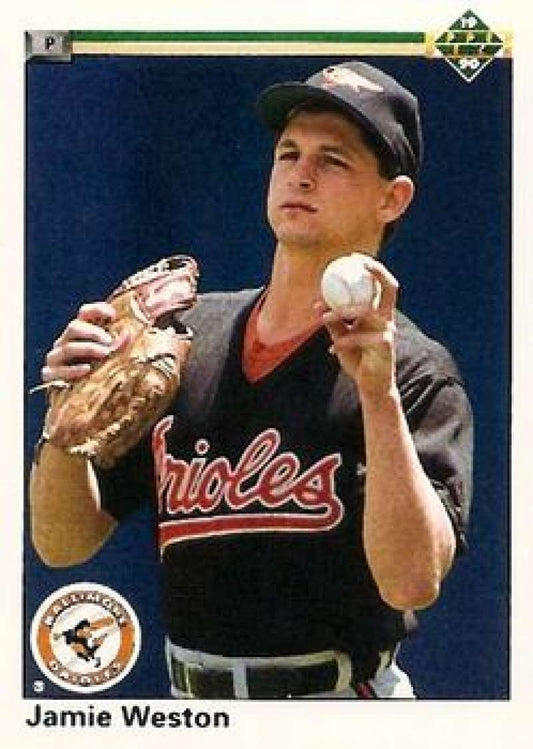 1990 Upper Deck Baseball #683 Mickey Weston  Baltimore Orioles  Image 1