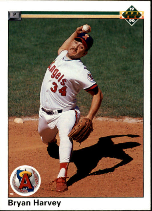 1990 Upper Deck Baseball #686 Bryan Harvey  California Angels  Image 1