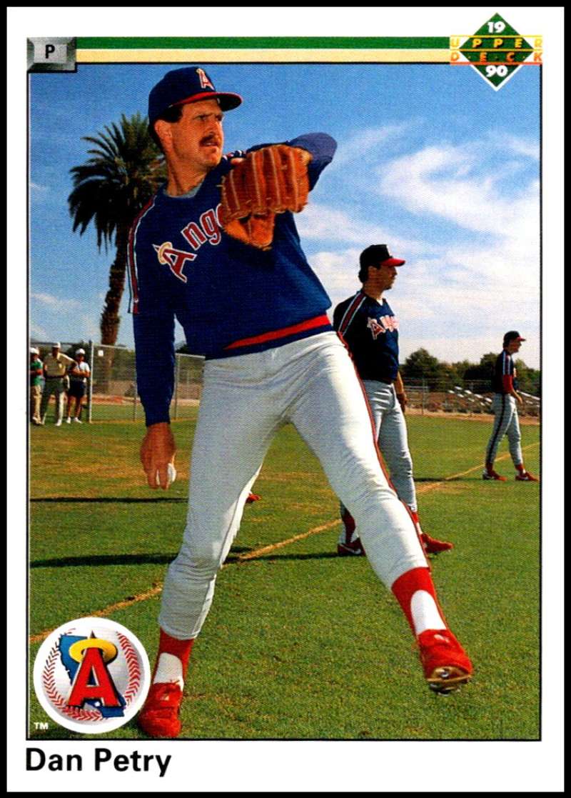 1990 Upper Deck Baseball #690 Dan Petry California Angels Image 1