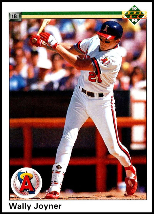 1990 Upper Deck Baseball #693 Wally Joyner UER  California Angels  Image 1