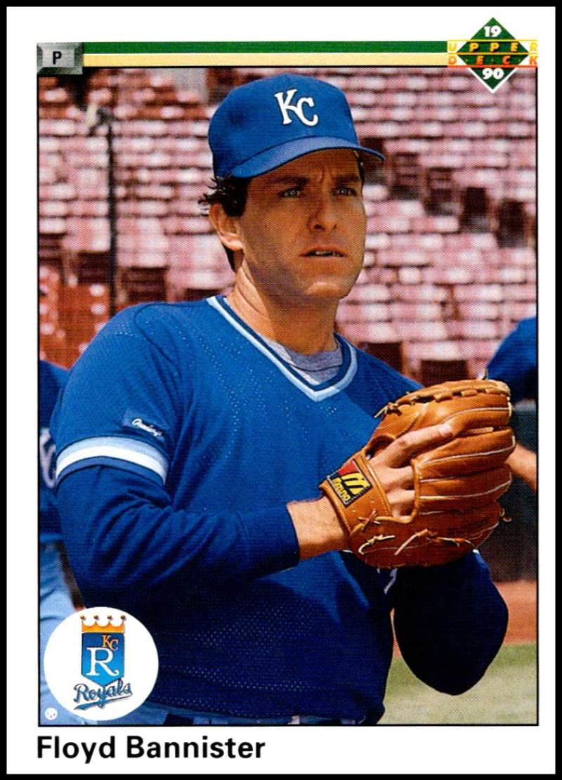 1990 Upper Deck Baseball #695 Floyd Bannister Kansas City Royals Image 1