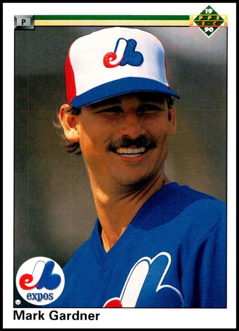1990 Upper Deck Baseball #743 Mark Gardner RC Rookie Montreal Expos Image 1