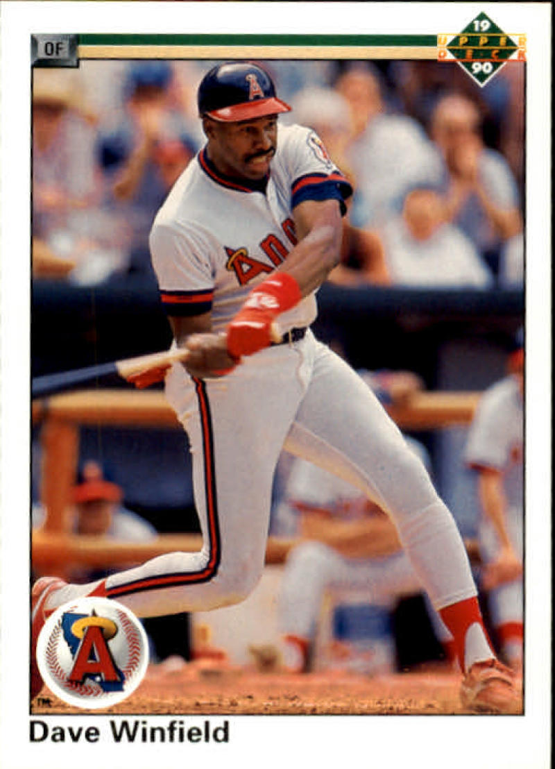 1990 Upper Deck Baseball #745 Dave Winfield California Angels Image 1