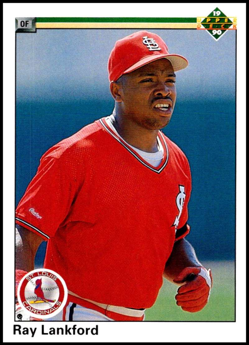 1990 Upper Deck Baseball #755 Ray Lankford RC Rookie St. Louis Cardinals Image 1