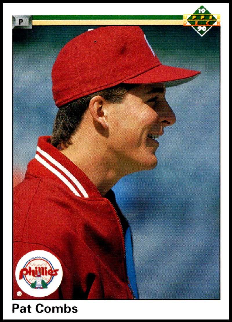 1990 Upper Deck Baseball #763 Pat Combs Philadelphia Phillies Image 1