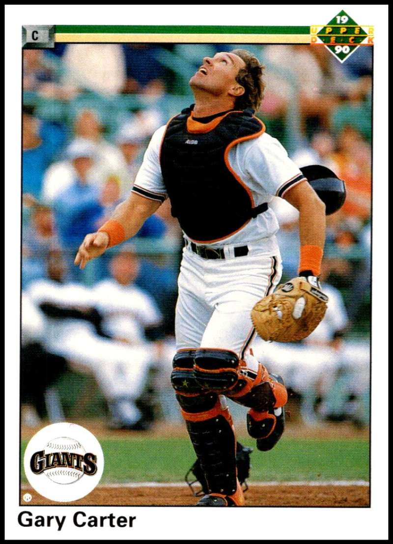 1990 Upper Deck Baseball #774 Gary Carter San Francisco Giants Image 1