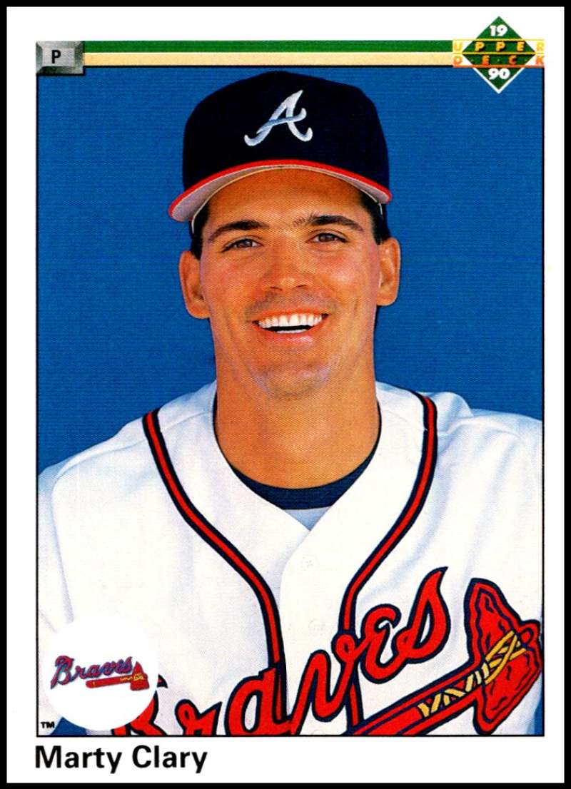 1990 Upper Deck Baseball #779 Marty Clary Atlanta Braves Image 1