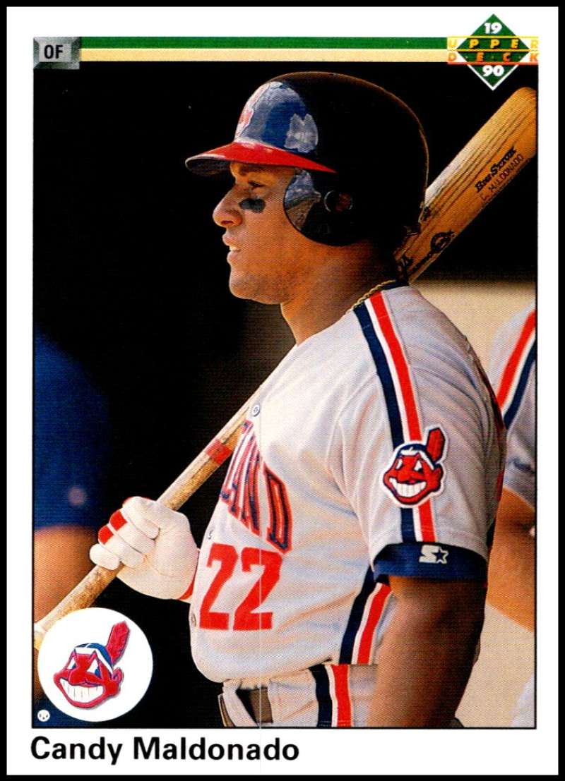 1990 Upper Deck Baseball #780 Candy Maldonado Cleveland Indians Image 1