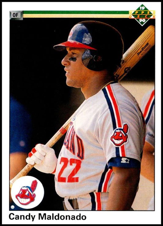 1990 Upper Deck Baseball #780 Candy Maldonado  Cleveland Indians  Image 1