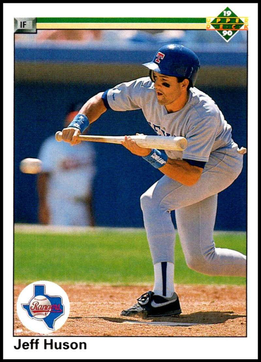 1990 Upper Deck Baseball #788 Jeff Huson  Texas Rangers  Image 1