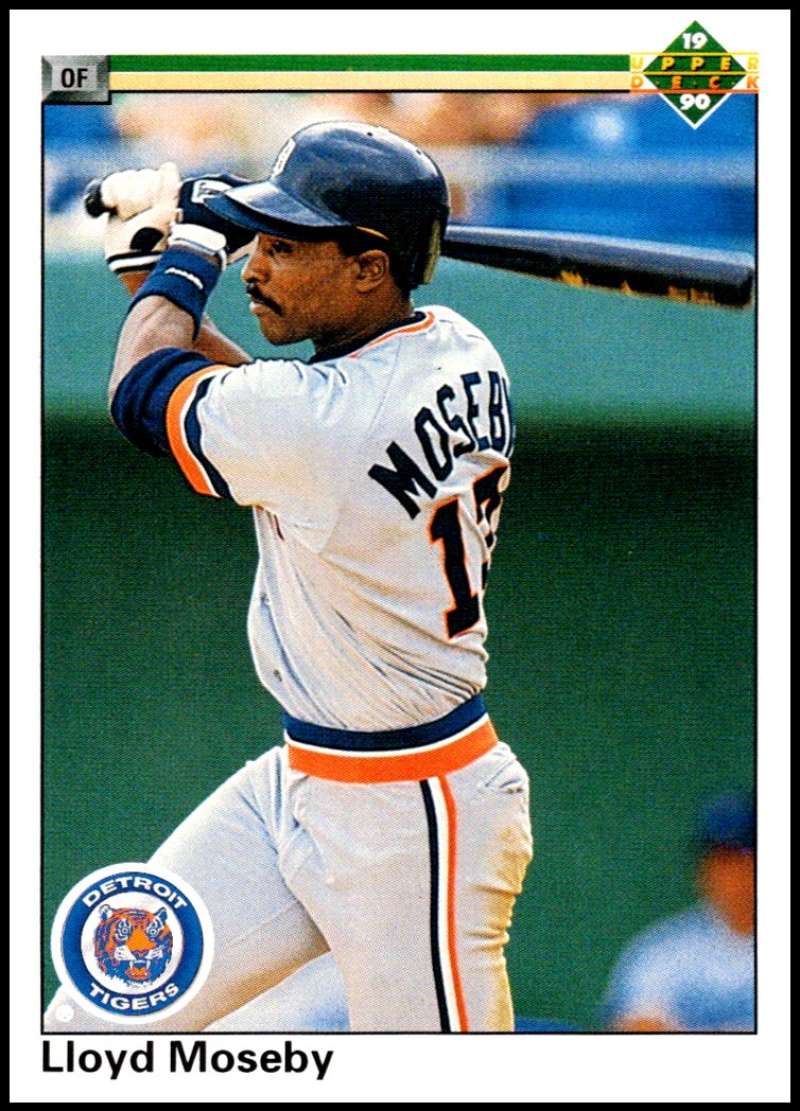 1990 Upper Deck Baseball #789 Lloyd Moseby Detroit Tigers Image 1