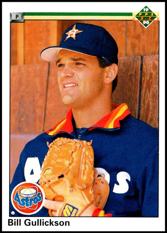 1990 Upper Deck Baseball #799 Bill Gullickson  Houston Astros  Image 1