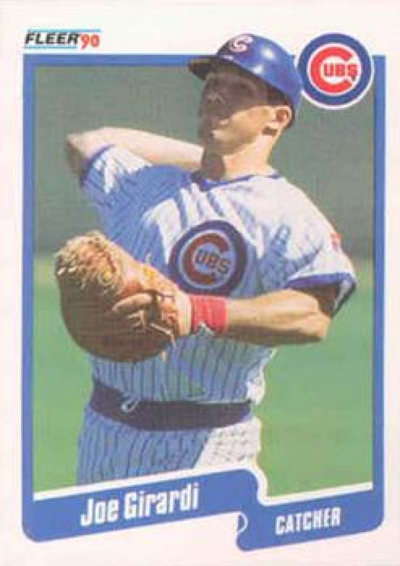1990 Fleer Baseball #31 Joe Girardi Chicago Cubs Image 1