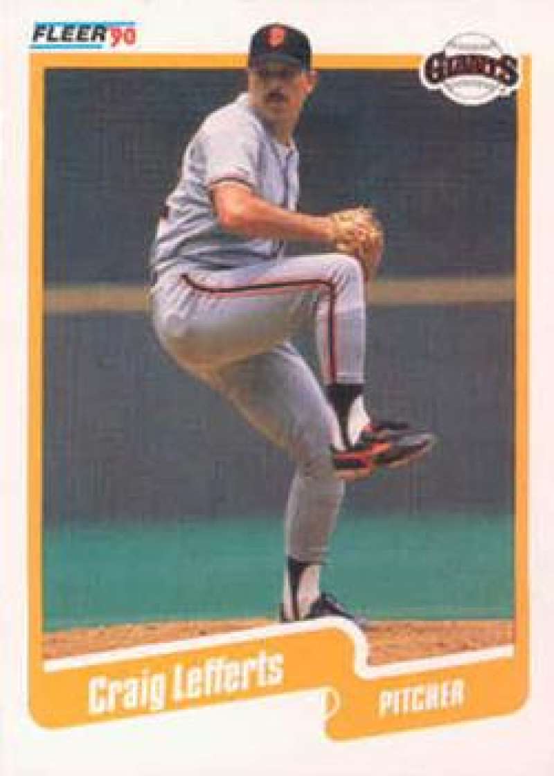 1990 Fleer Baseball #60 Craig Lefferts San Francisco Giants Image 1