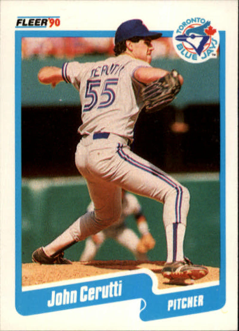 1990 Fleer Baseball #78 John Cerutti Toronto Blue Jays Image 1