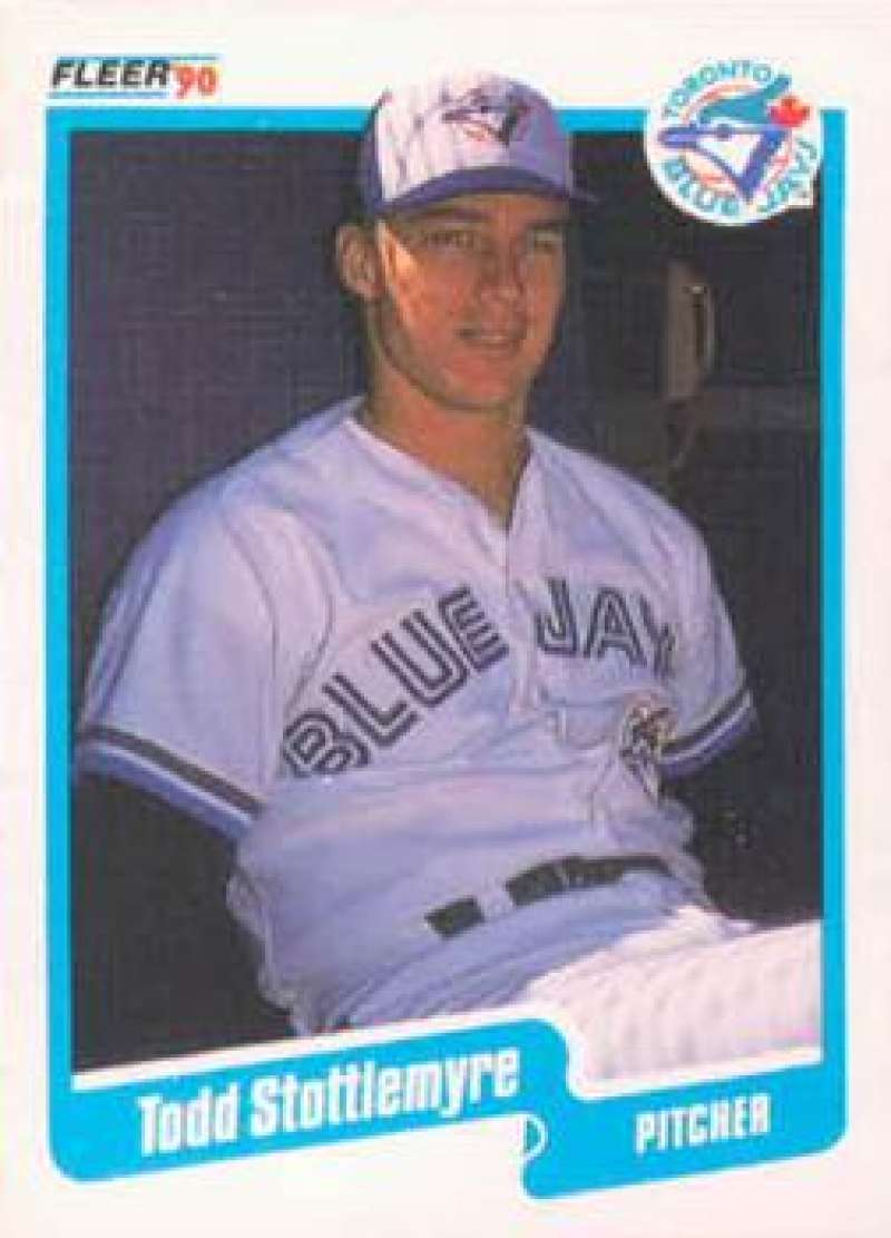 1990 Fleer Baseball #94 Todd Stottlemyre Toronto Blue Jays Image 1