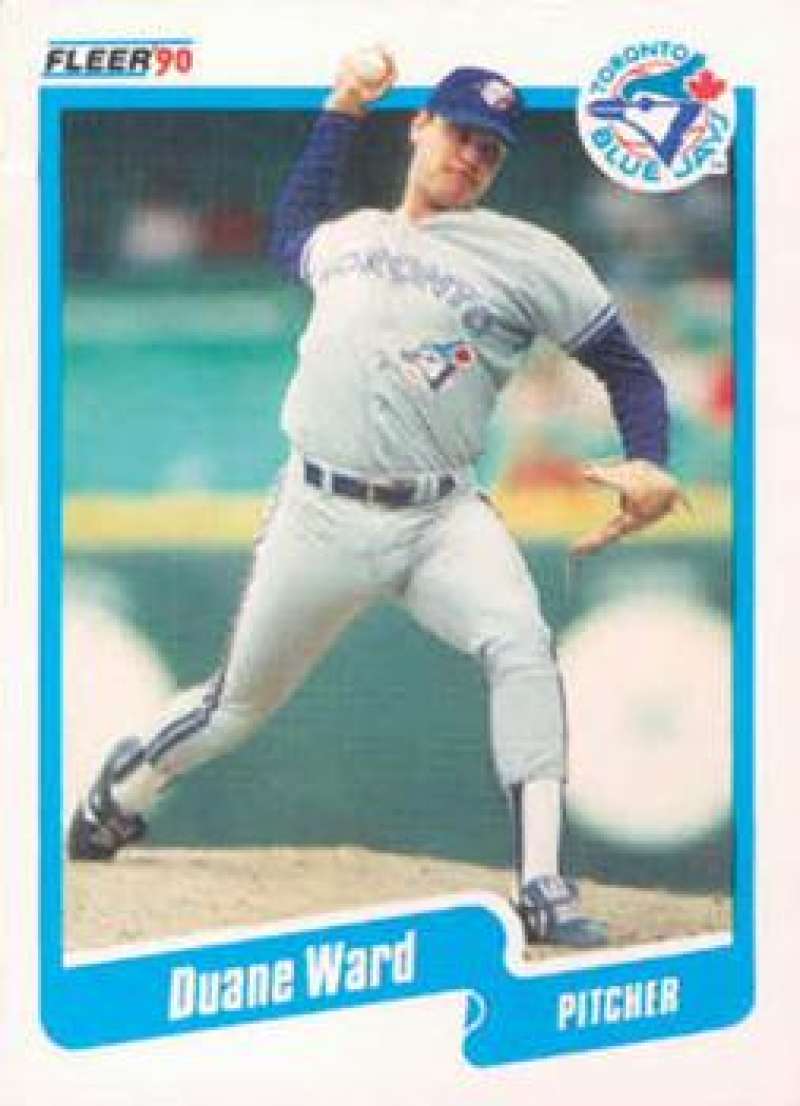 1990 Fleer Baseball #95 Duane Ward UER Toronto Blue Jays Image 1