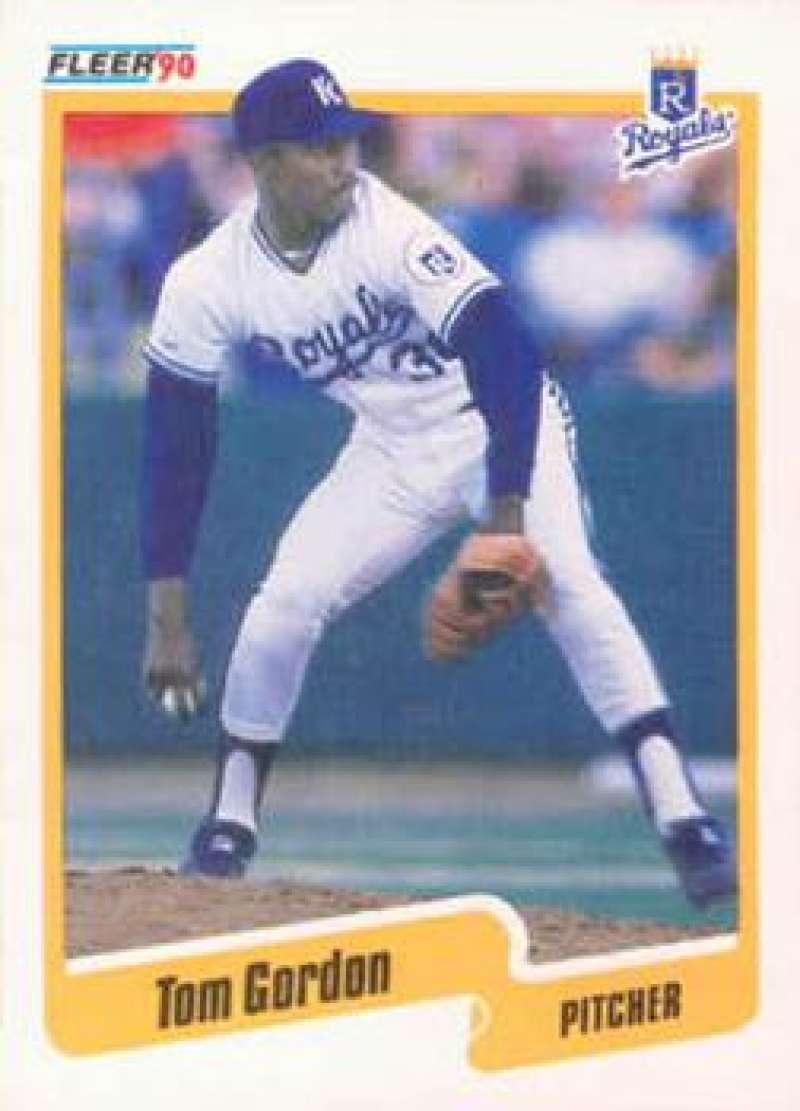 1990 Fleer Baseball #108 Tom Gordon Kansas City Royals Image 1