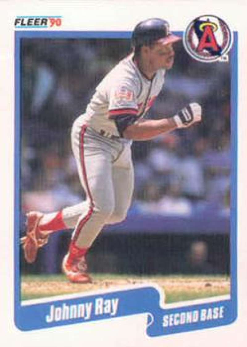 1990 Fleer Baseball #143 Johnny Ray California Angels Image 1