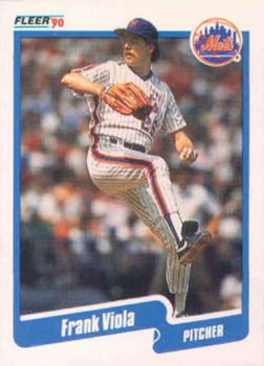1990 Fleer Baseball #219 Frank Viola  New York Mets  Image 1