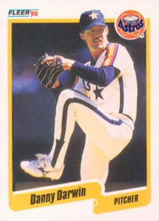 1990 Fleer Baseball #227 Danny Darwin  Houston Astros  Image 1