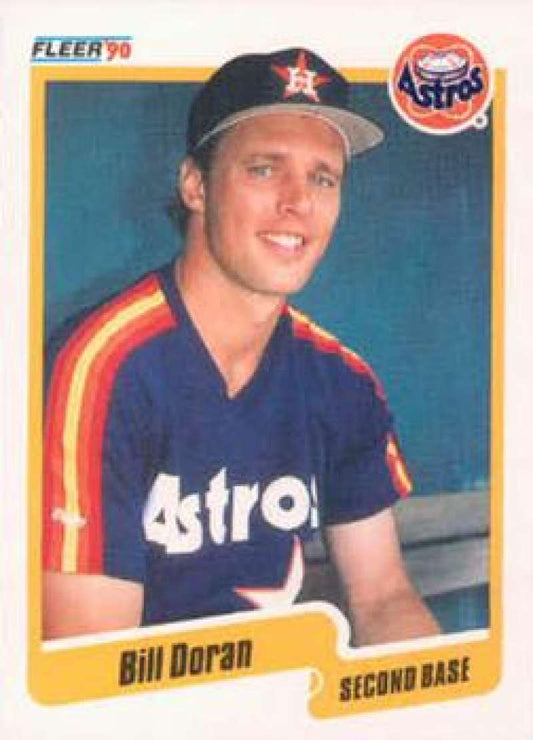 1990 Fleer Baseball #230 Bill Doran  Houston Astros  Image 1
