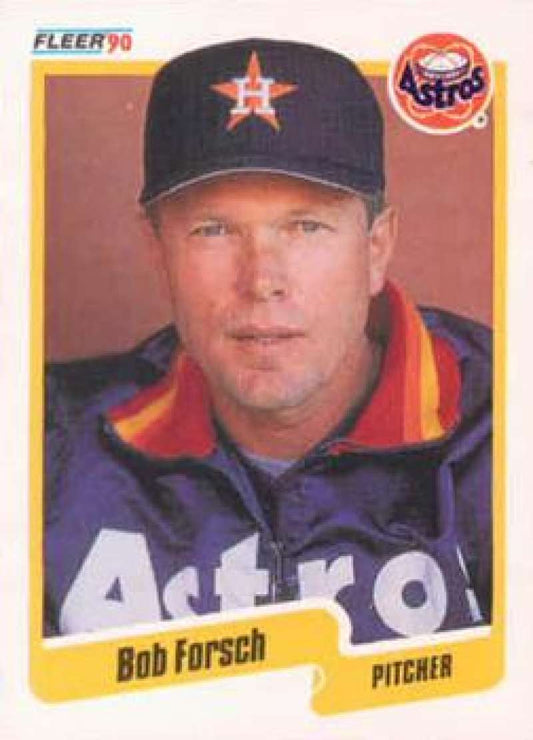 1990 Fleer Baseball #231 Bob Forsch  Houston Astros  Image 1
