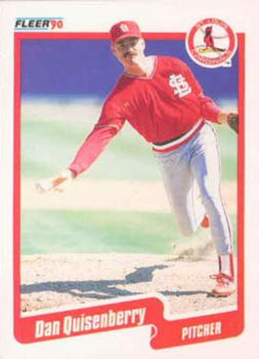 1990 Fleer Baseball #259 Dan Quisenberry  St. Louis Cardinals  Image 1