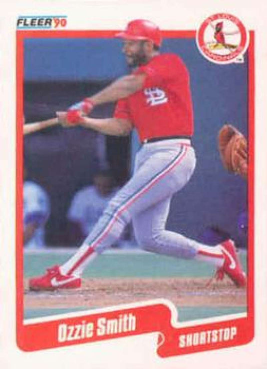 1990 Fleer Baseball #260 Ozzie Smith  St. Louis Cardinals  Image 1