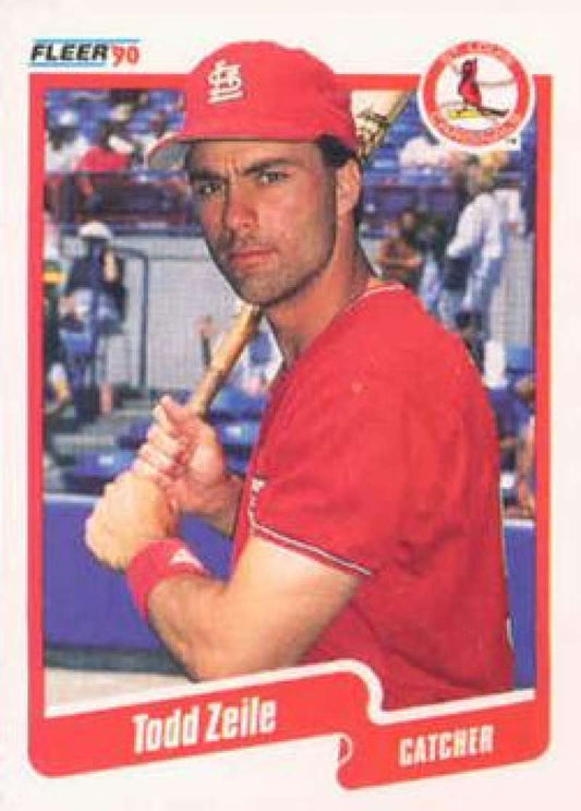1990 Fleer Baseball #265 Todd Zeile  St. Louis Cardinals  Image 1