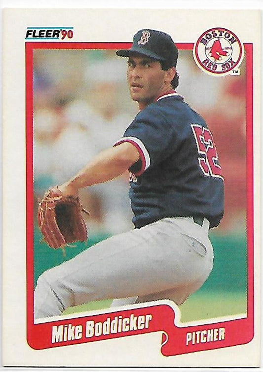 1990 Fleer Baseball #267 Mike Boddicker  Boston Red Sox  Image 1