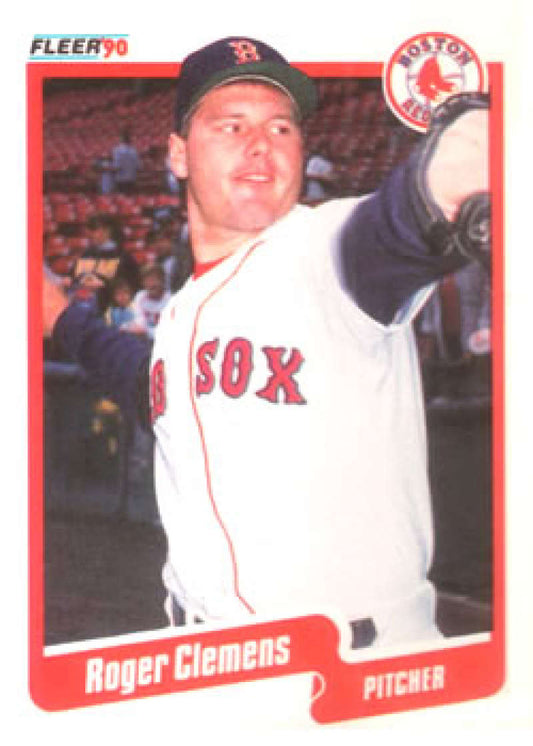 1990 Fleer Baseball #271 Roger Clemens  Boston Red Sox  Image 1