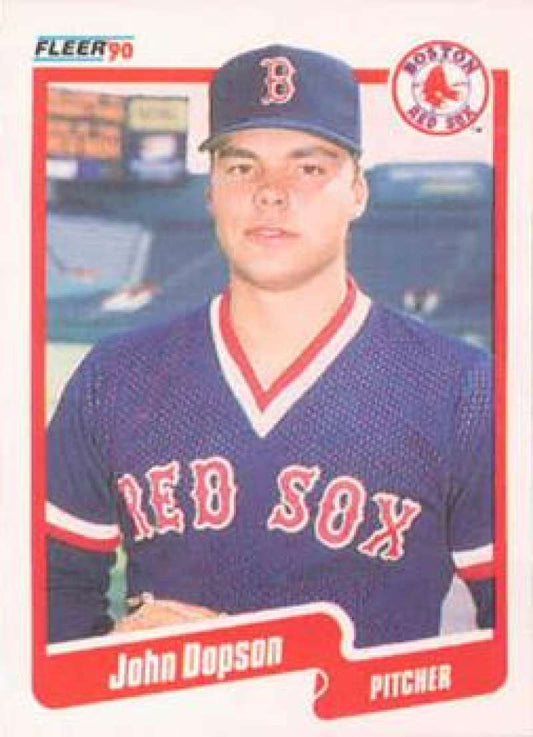1990 Fleer Baseball #272 John Dopson  Boston Red Sox  Image 1
