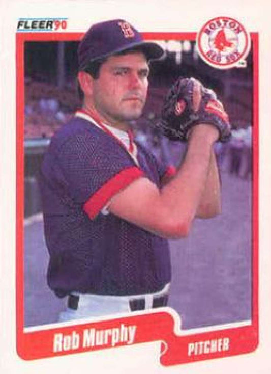 1990 Fleer Baseball #281 Rob Murphy UER  Boston Red Sox  Image 1