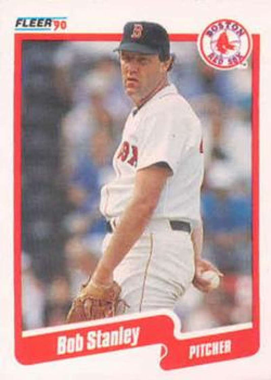 1990 Fleer Baseball #289 Bob Stanley  Boston Red Sox  Image 1