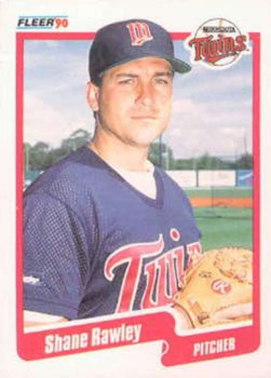 1990 Fleer Baseball #384 Shane Rawley  Minnesota Twins  Image 1