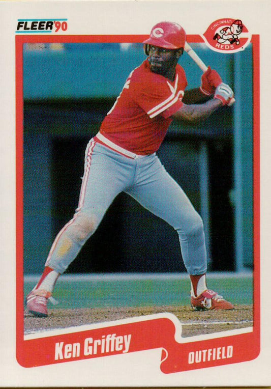 1990 Fleer Baseball #420 Ken Griffey Sr.  Cincinnati Reds  Image 1