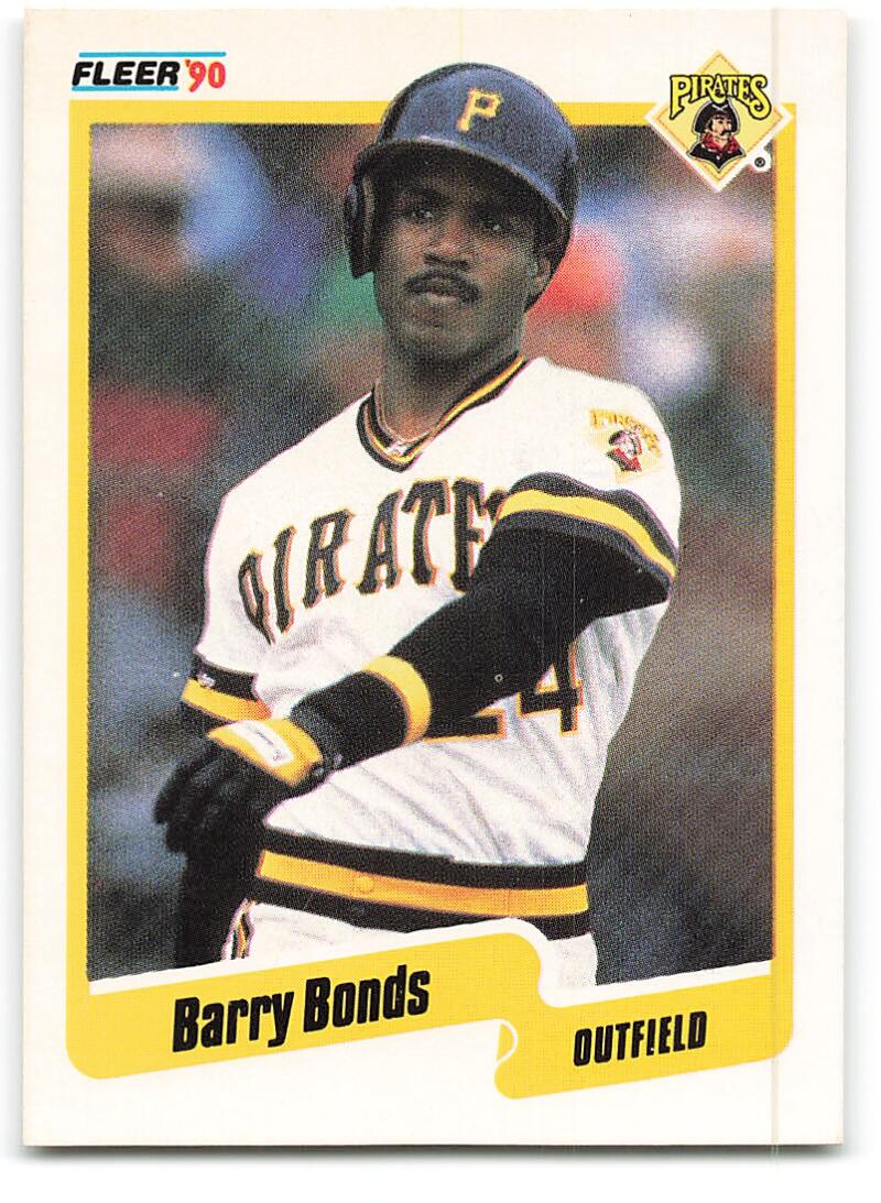 1990 Fleer Baseball #461 Barry Bonds Pittsburgh Pirates Image 1