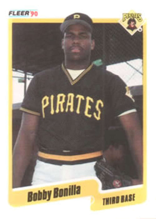 1990 Fleer Baseball #462 Bobby Bonilla  Pittsburgh Pirates  Image 1