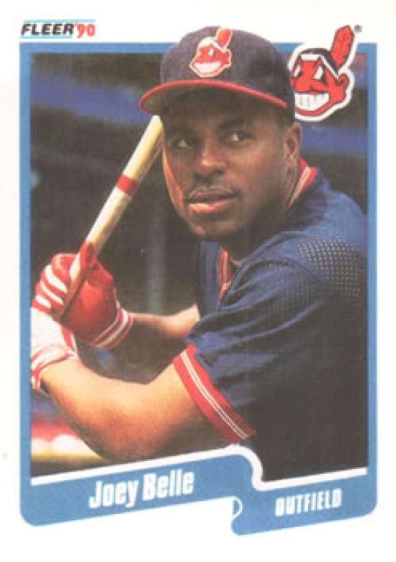 1990 Fleer Baseball #485 Albert Belle Cleveland Indians Image 1