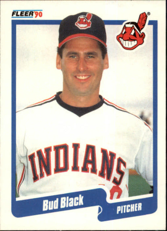 1990 Fleer Baseball #486 Bud Black  Cleveland Indians  Image 1