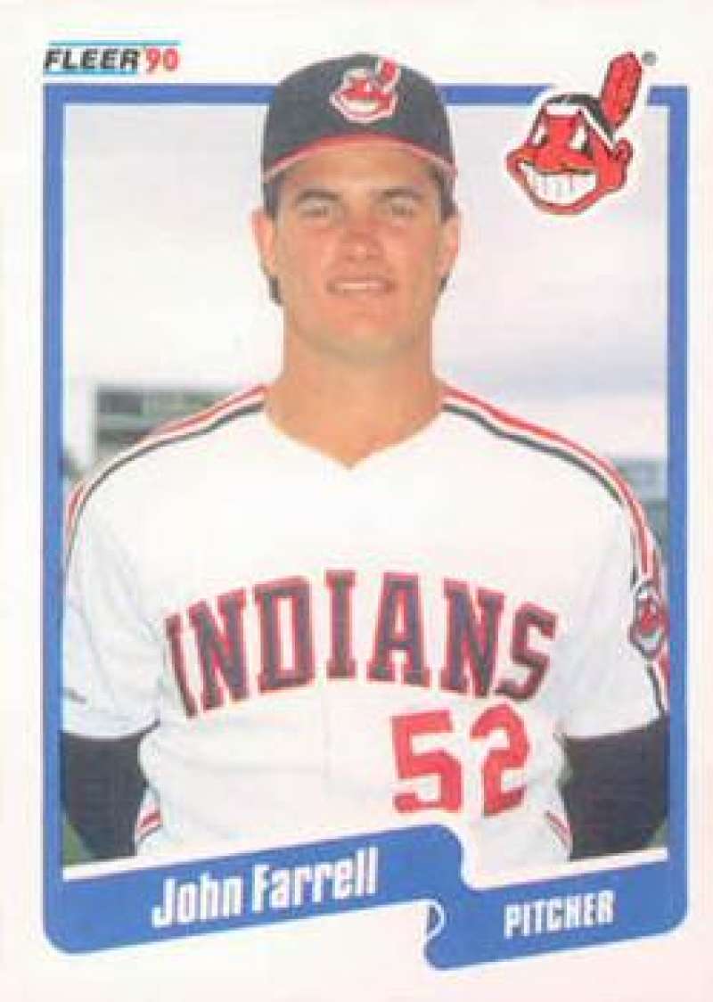 1990 Fleer Baseball #491 John Farrell Cleveland Indians Image 1