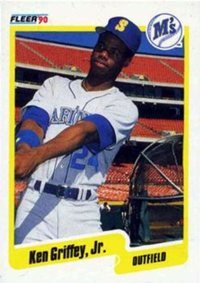 1990 Fleer Baseball #513 Ken Griffey Jr. Seattle Mariners Image 1