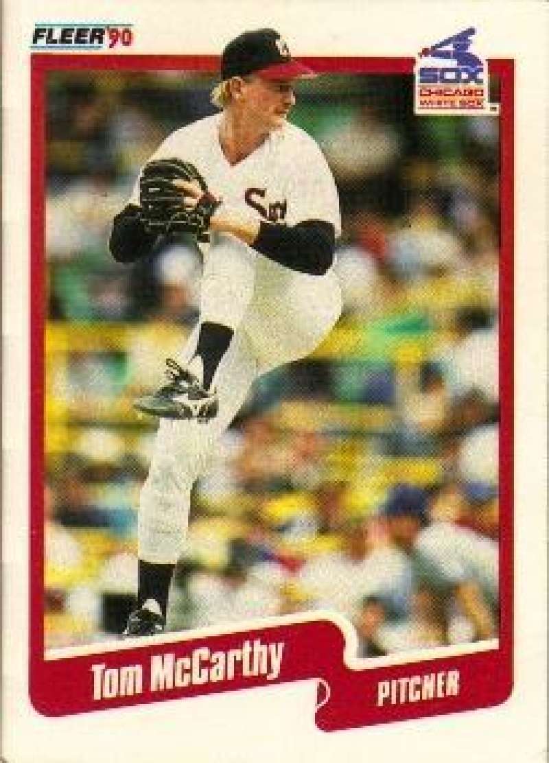 1990 Fleer Baseball #541 Tom McCarthy Chicago White Sox Image 1