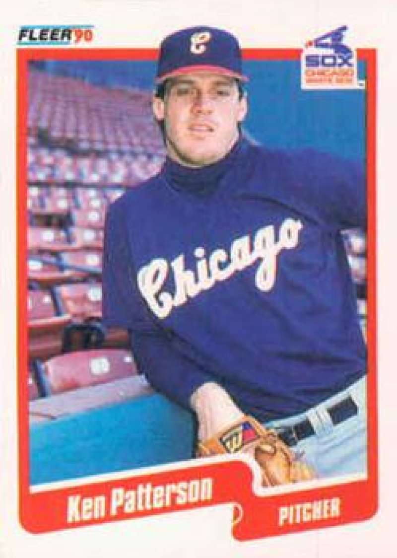 1990 Fleer Baseball #545 Ken Patterson Chicago White Sox Image 1