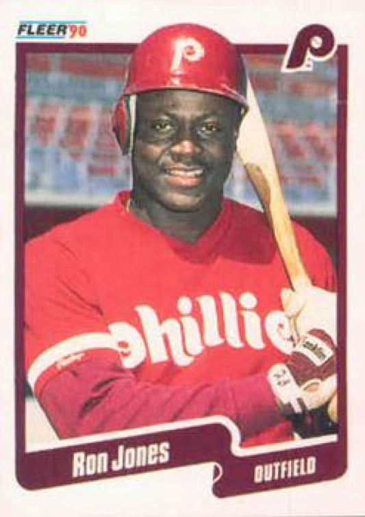 1990 Fleer Baseball #563 Ron Jones  Philadelphia Phillies  Image 1