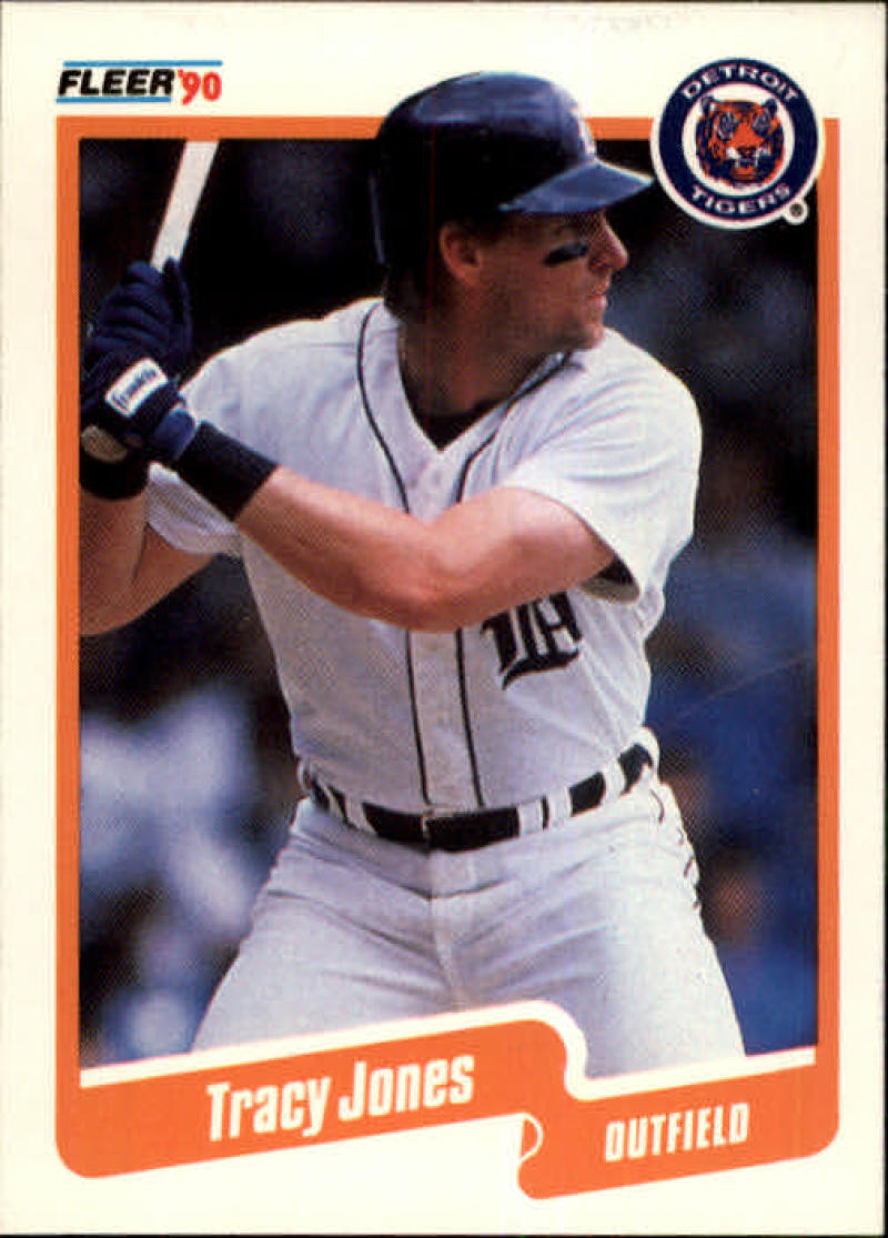 1990 Fleer Baseball #607 Tracy Jones Detroit Tigers Image 1