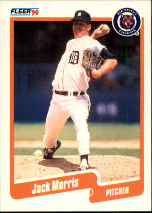 1990 Fleer Baseball #610 Jack Morris  Detroit Tigers  Image 1