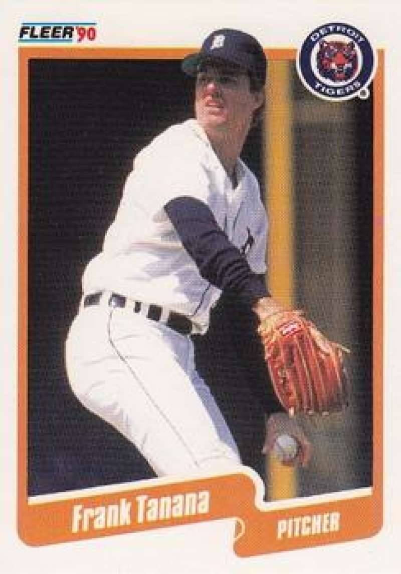 1990 Fleer Baseball #616 Frank Tanana Detroit Tigers Image 1