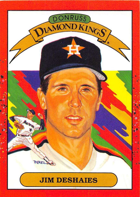 1990 Donruss Baseball  #7 Jim Deshaies DK DP  Houston Astros  Image 1